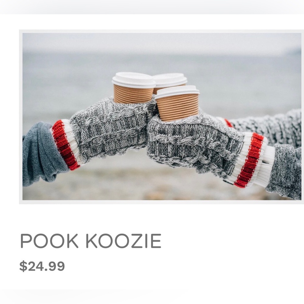 POOK Koozie Drink Holder NWT
